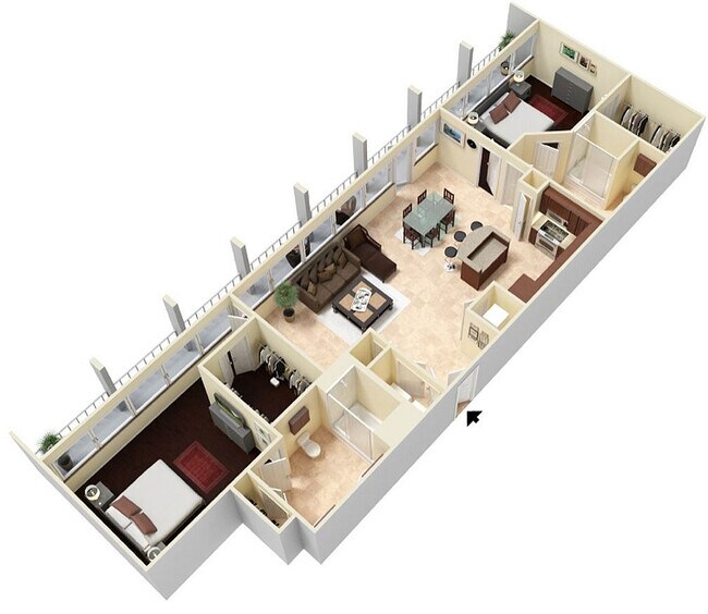Yale Tower 01-T075 floor plan
